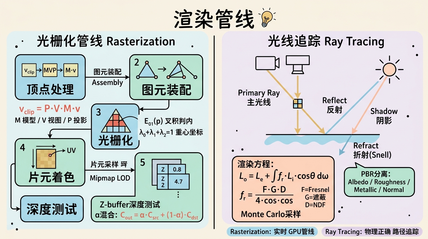 渲染管线全流程