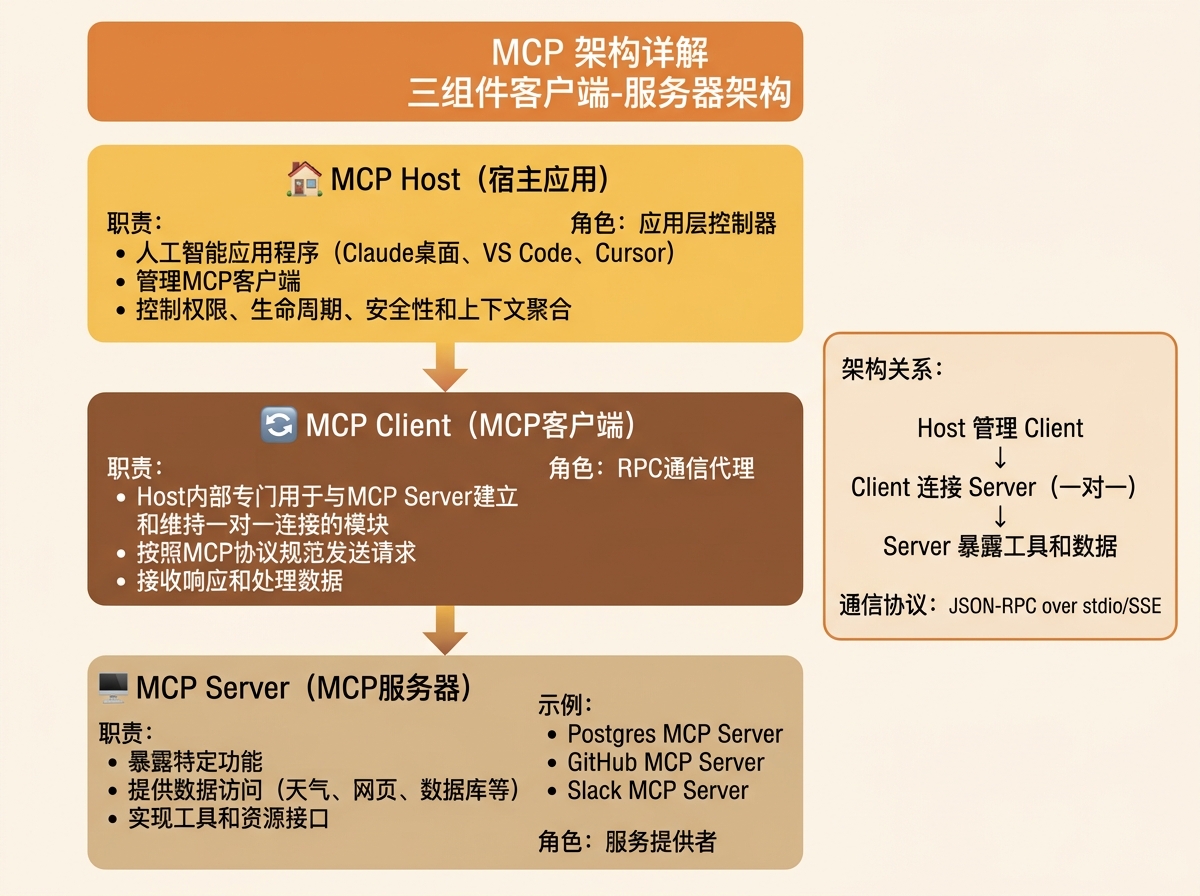 MCP 三组件架构