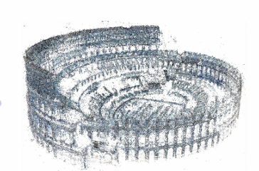 点云绘制的罗马角斗场