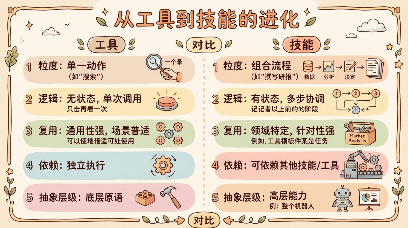 从工具到技能的进化