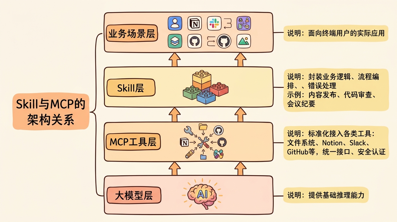 Skill与MCP的完整架构关系